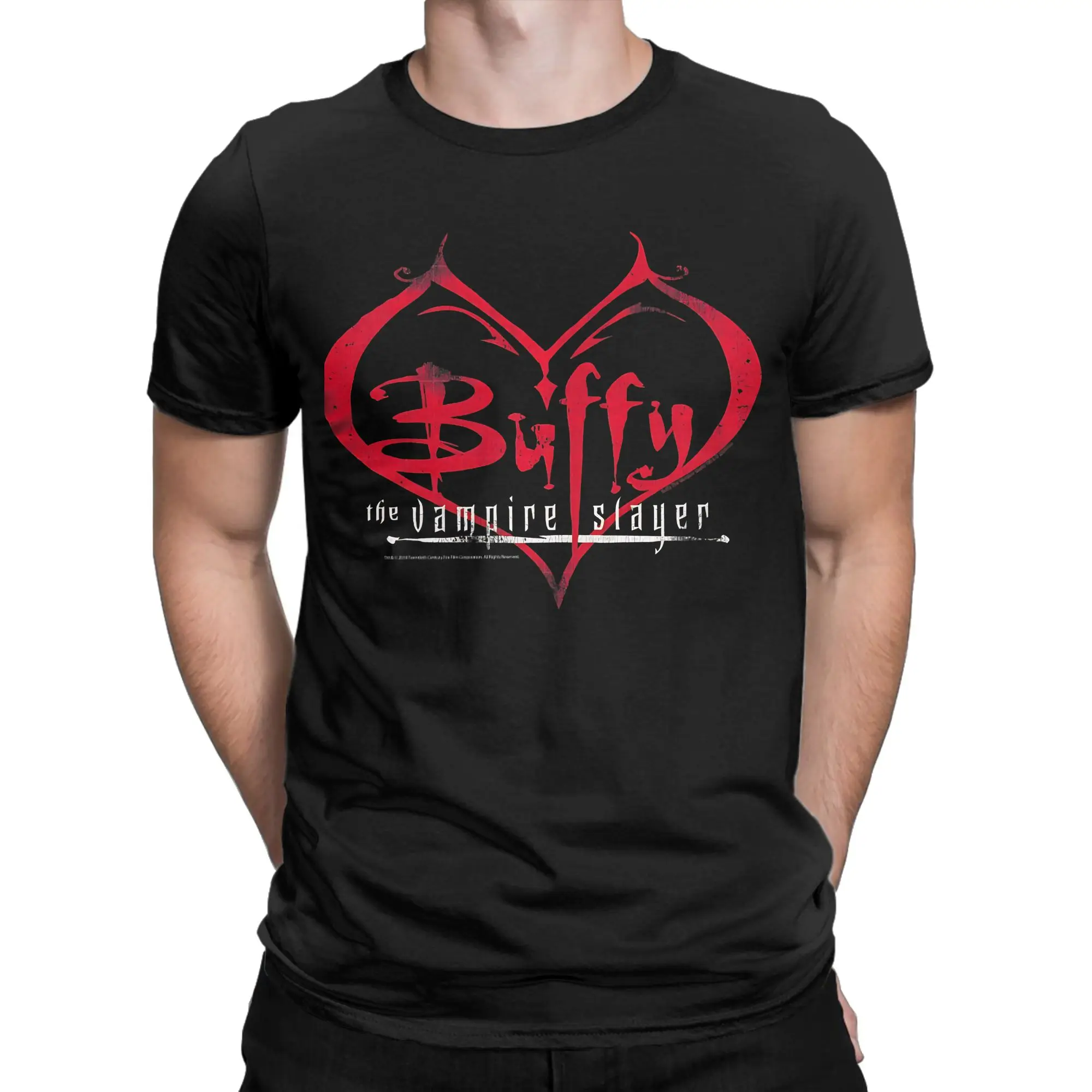 Buffy the Vampire Slayer Funny 100% Cotton T-Shirt Buffy The Vampire Slayer Band Tops Tees For Men