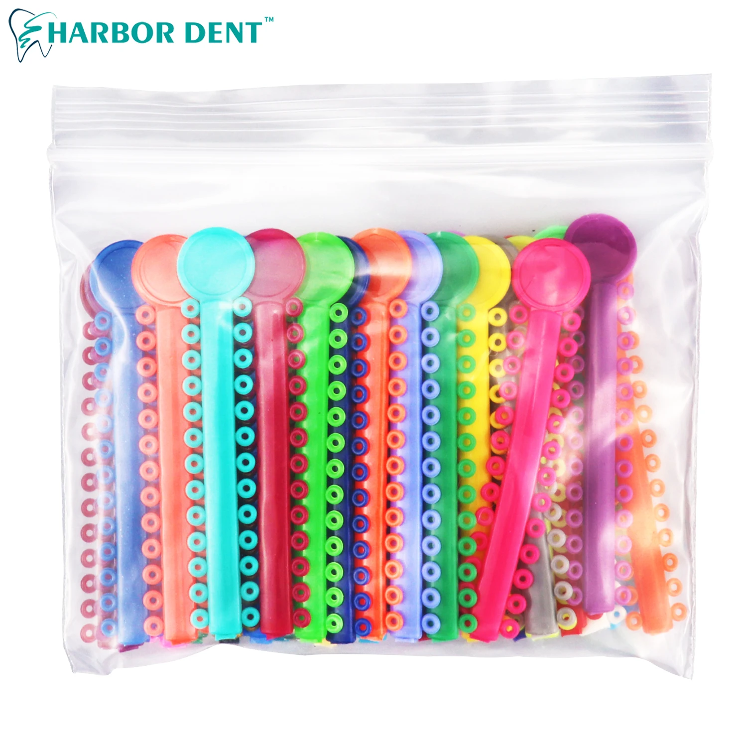 Dental Orthodontics Ligature Ties Ortho Rubber Bands Oral Dentist Tools For TeethDisposable Materials 1 Bag=1040PCS