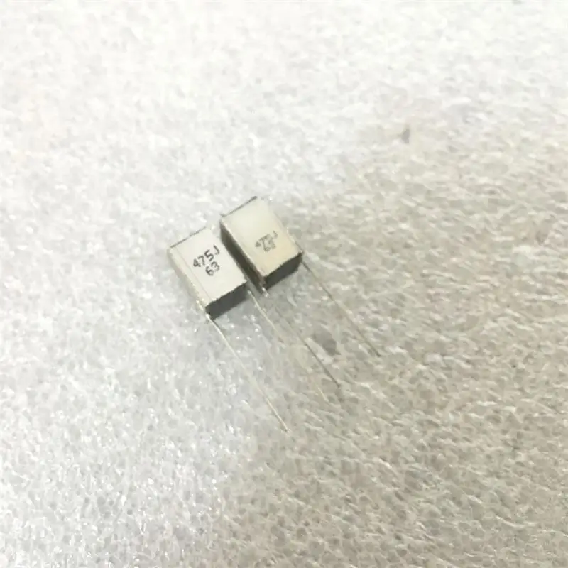 

10PCS/LOT 4.7uf 63v 4u7f 475 Thousand Layer Cake Capacitor 10MM