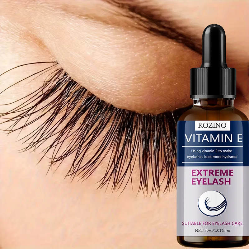 1Pcs/2Pcs/3Pcs Vitamin E Serum, Which Curls and Lengthens, Making Eyelashes, Eyebrows, Upper Eyelashes, Sideburns, and Hairline More Dense, Full, and Healthy, and Makes Eyelashes and Eyebrows More Defined