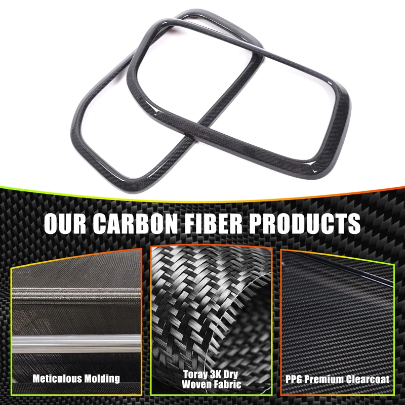 

Real Carbon Fiber For Mercedes Benz G-Class W465 2025+ Car front bumper side air intake frame decorative sticker car accessories