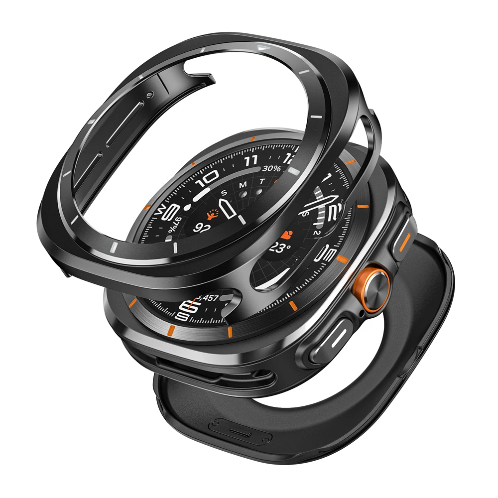 Luxury Aluminium Alloy for Samsung Galaxy Watch 7 Ultra 47mm Protective Case Metal Bumper Cover for Samsung Galaxy Ultra Shell
