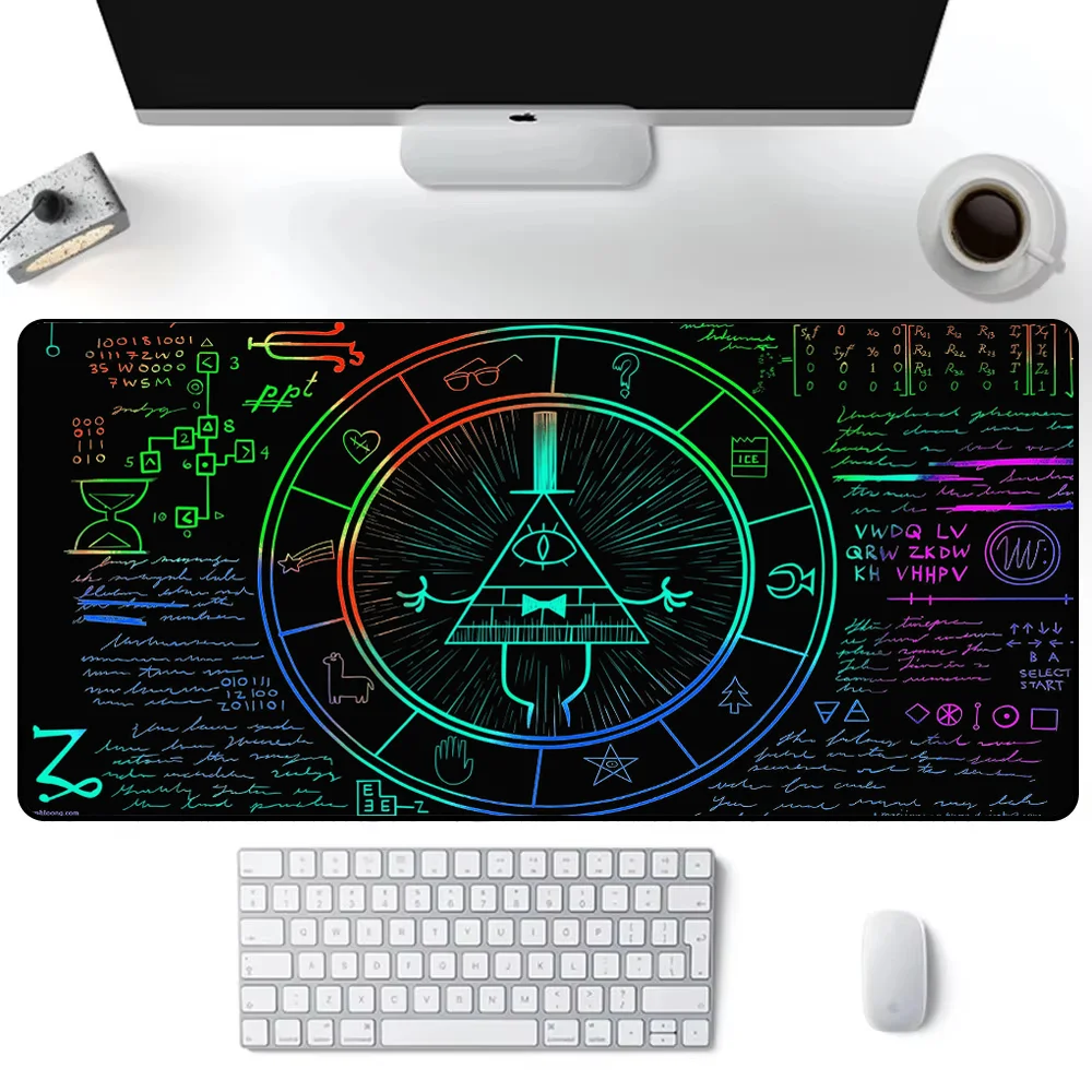 

XXL Mouse Pad 90x40 Fantasy character astrology Gaming Accessories Office Gamer Keyboard Desk Mat Non-Slip Laptop Large Mousepad