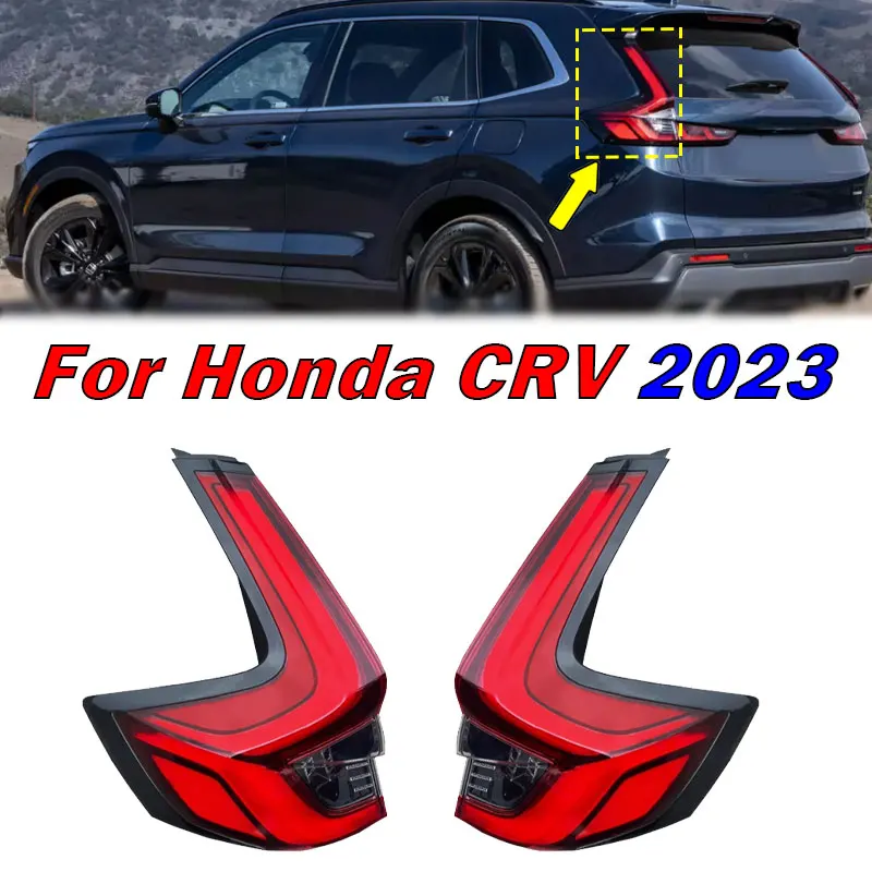 

Авто внешние аксессуары для Honda CR-V CRV 2023, задний внешний задний фонарь автомобиля, предупреждающий стоп-сигнал, задний фонарь в сборе 335503 А0А01