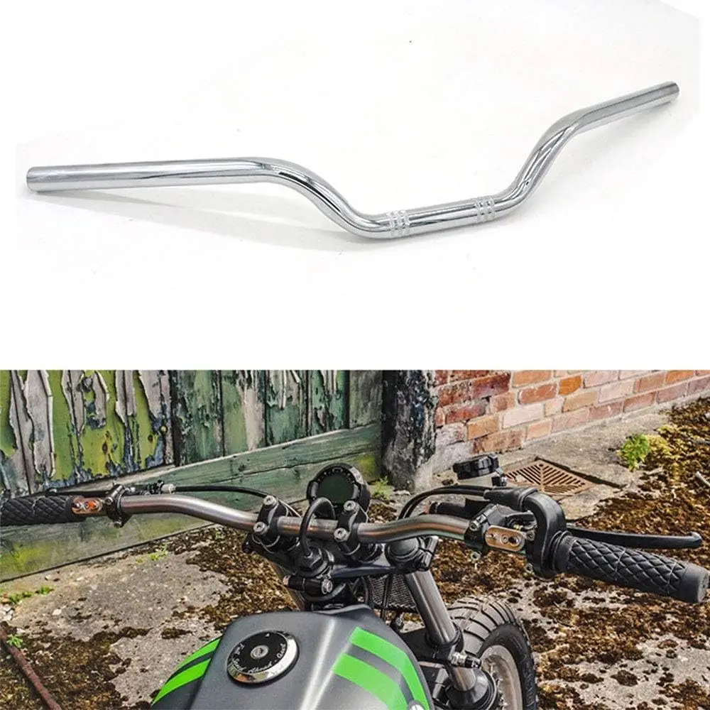 

7/8" 22mm 25mm Handlebar Universal Motorcycle Drag Handle Bar For Honda Suzuki Yamaha Kawasaki Old School Bobber Dirt Bike