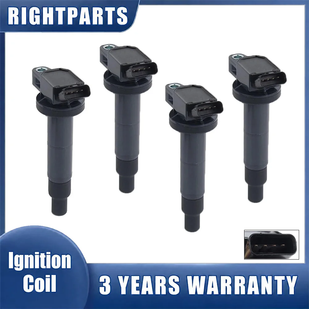 4pcs 90919-02243 90919-02244 Ignition Coils for Toyota Camry RAV4 Tarago Avensis 2.0L 2.4L 1AZ-FE 2AZ-FE UF333 673-1307