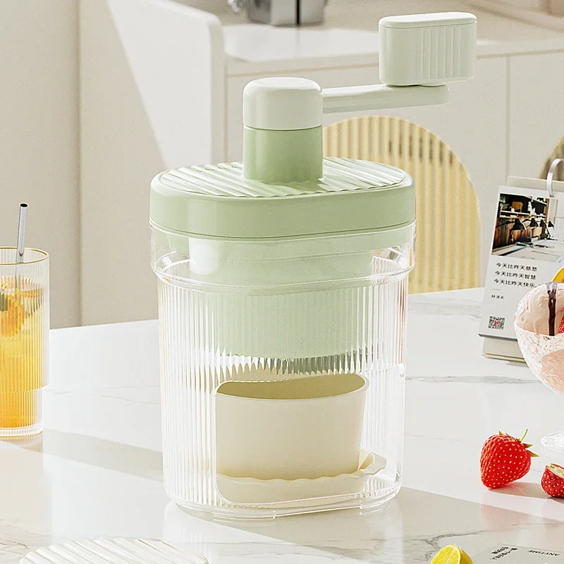 Xiaomi Shaved Ice Machine Small Manual Ice Crusher Hand-cranked Machine Making Smoothie Machine Suitable for Outdoor Camping