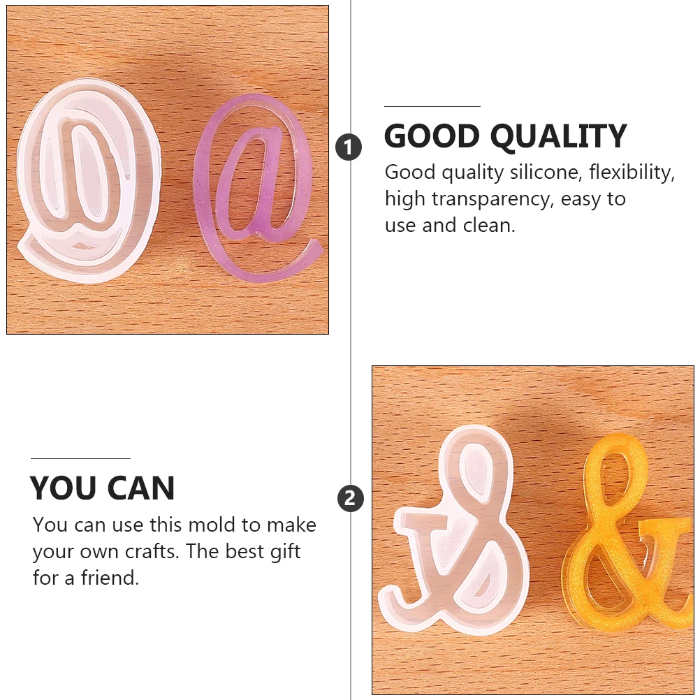 

Symbol Silicone Mold Crystal Drop Mold DIY Epoxy Jewelry Making Craft Accessory Molds Flexible Transparent Easy Clean Gift Idea
