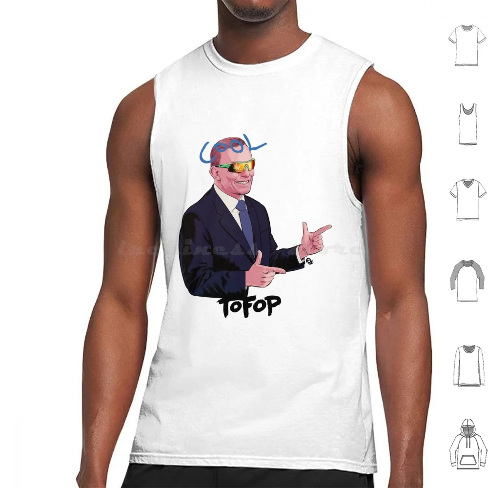 Tofop-Cool Tank Tops Print Cotton James Fosdike Gareth Reynolds Dave Anthony Wil Anderson Charlie Clausen The