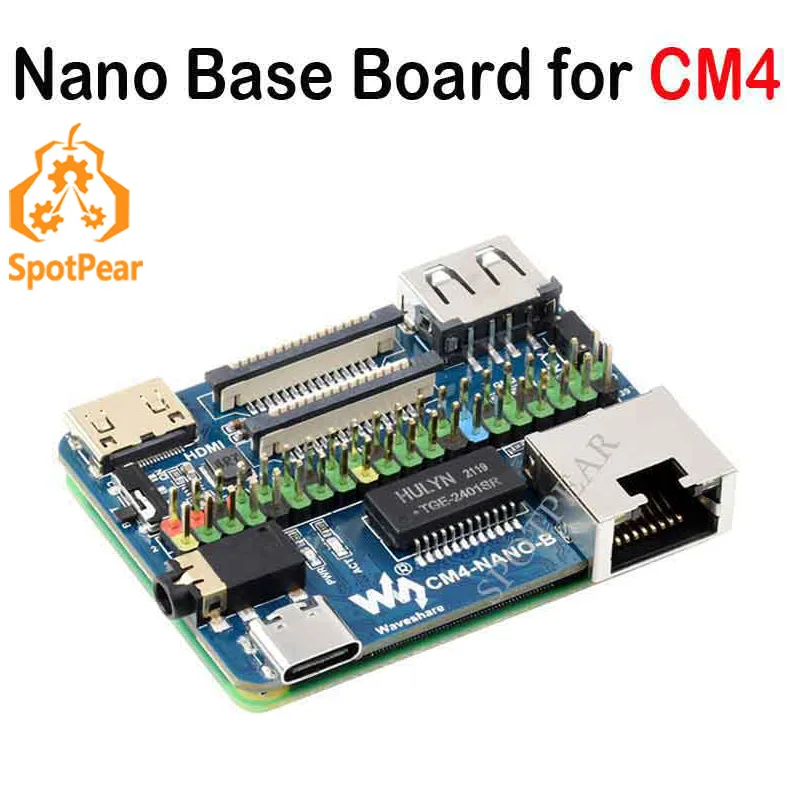 Raspberry Pi Compute Module 4 CM4 Nano Base Board (B), Same Size as the CM4