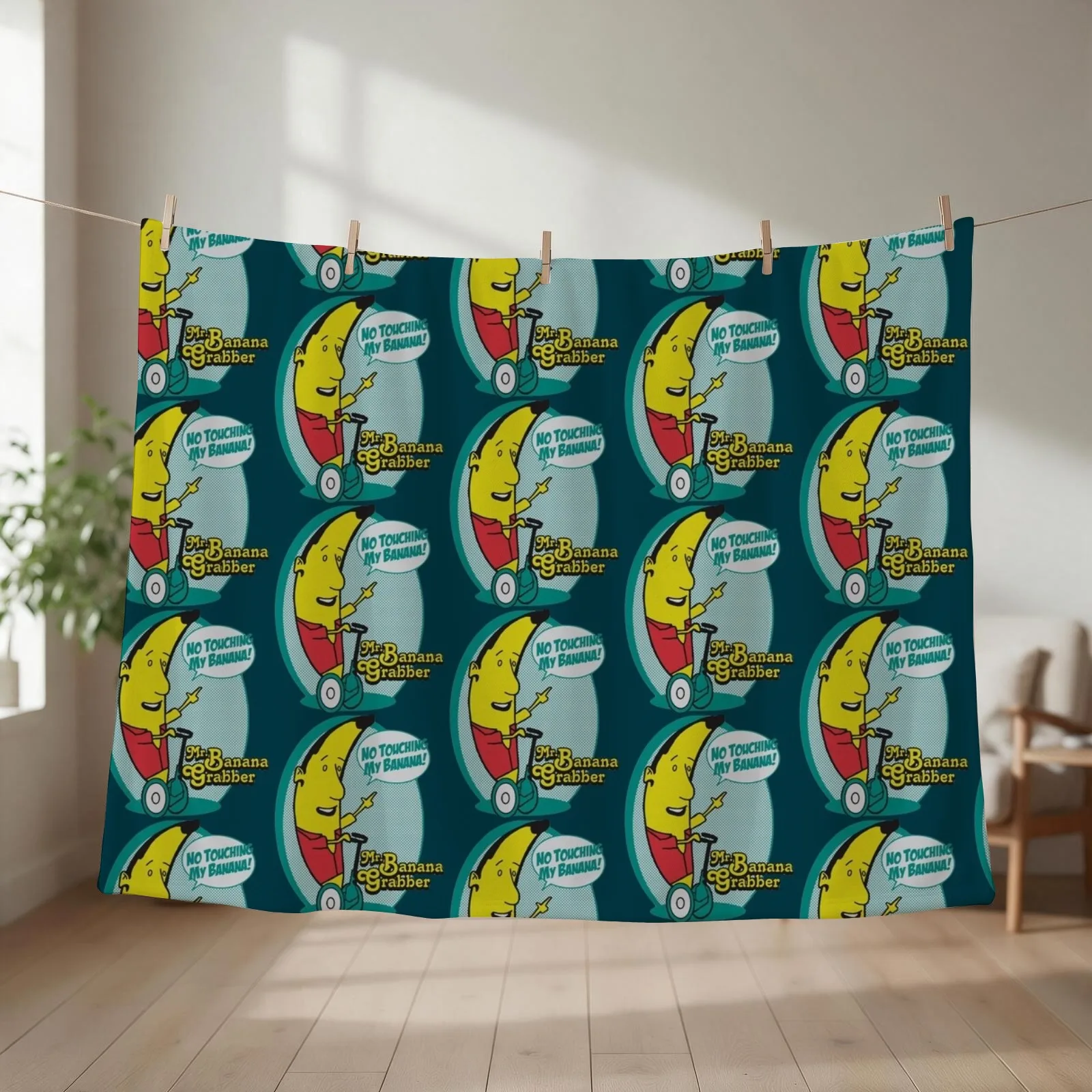 Mr. Bananagrabber - Arrested Development Throw Blanket bed plaid Decorative Throw Hairy Thermal Blankets