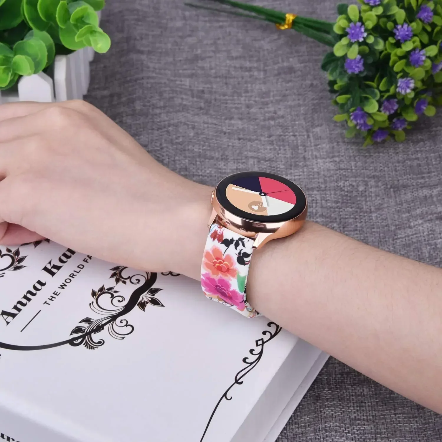 Printed Band for Samsung Galaxy Watch 6/5 pro/4/6 Classic/Active 2 Sport 22mm/20mm Bracelet amazfit GTR-GTS-4-3-2e-mini strap