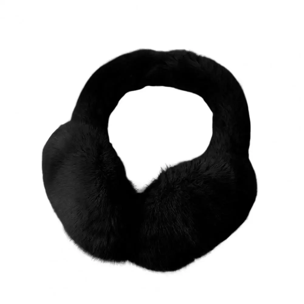 Soft Plush Ear Warmer Winter Warm Earmuffs for Women Men Fashion Solid Color Earflap Outdoor Cold Ear Muffs Ear Cover