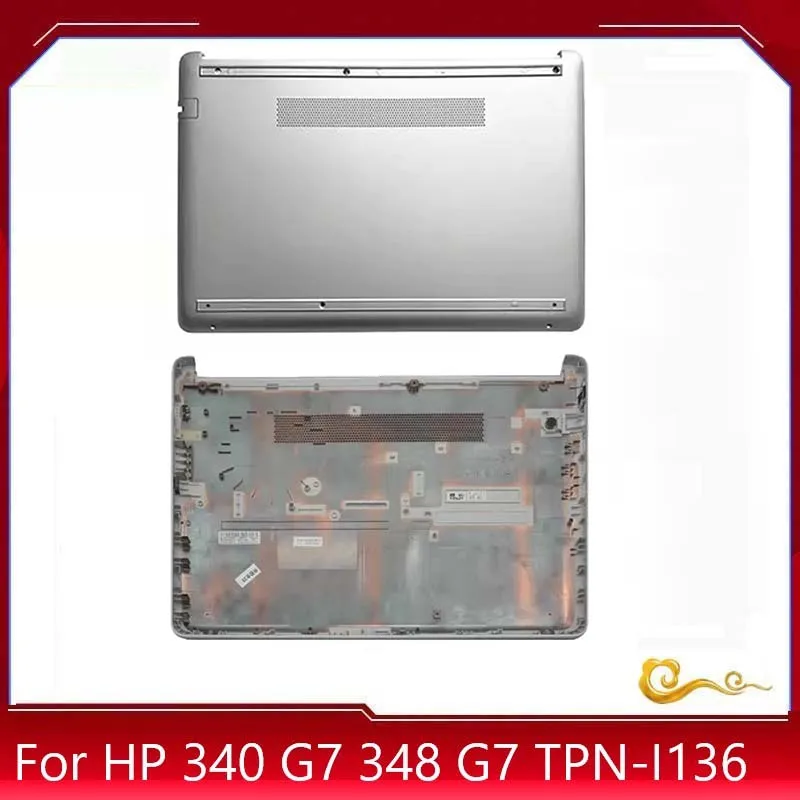 Novo/org para hp 340 g7 348 g7 TPN-I136 lcd capa traseira/moldura/dobradiça/capa superior/caixa inferior L56978-001 L81409-001, prata