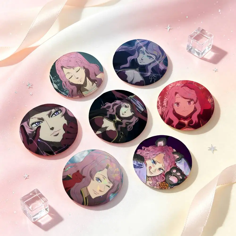 Vanessa Enoteca Anime Figure Badges 25 32 44 58 75 Mm Round Cosplay Pin Bag Decor Fans Collect Friends Gifts Brooch Souvenir