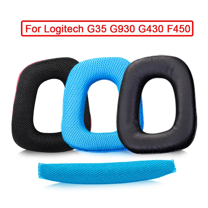 Ear Pads Cushion muff cap beam for logitech G331 G332 G432 G431 G430 G230 G231 G930 Headset headphone bridge girder pad