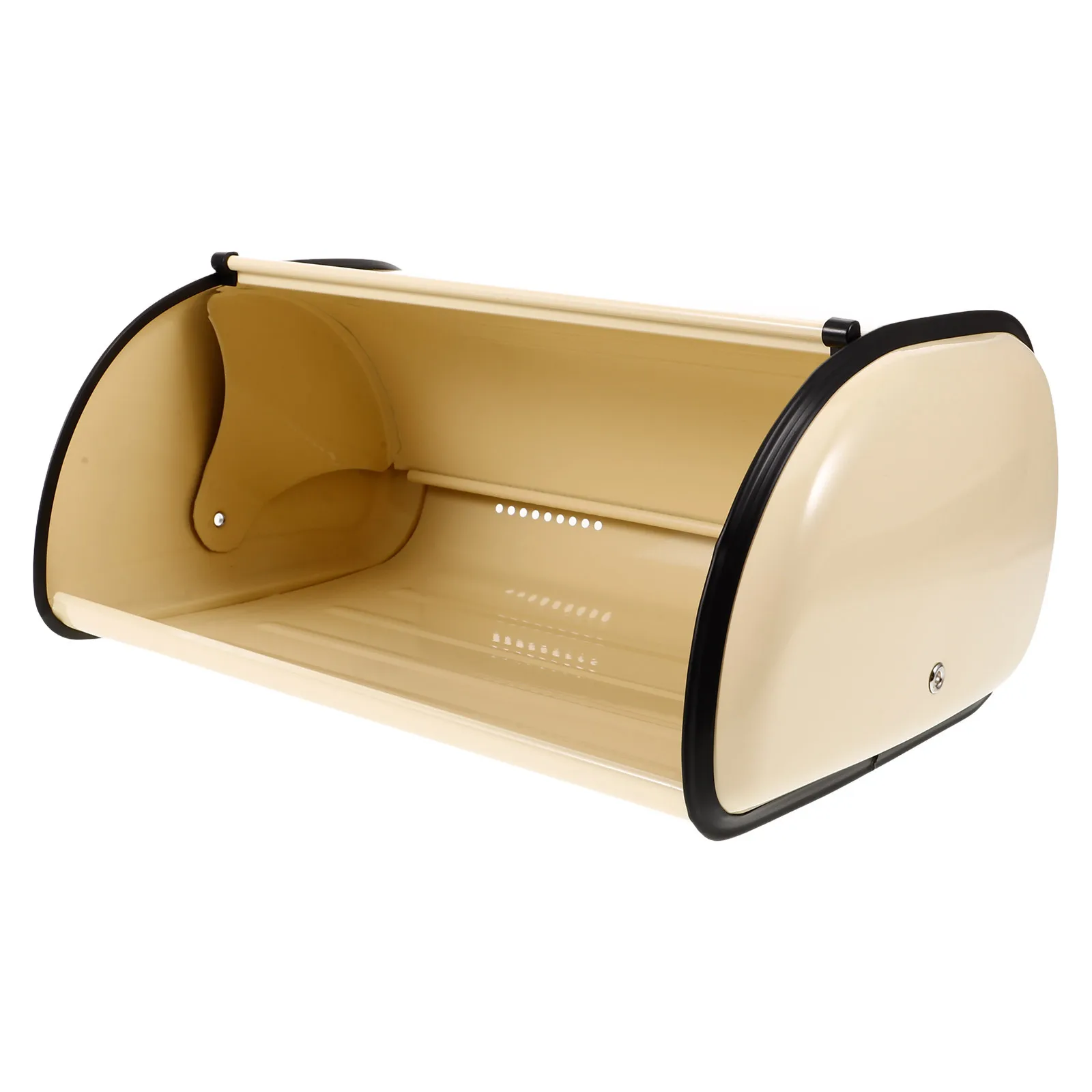 

Metal Bread Storage Bin Countertop Bakery Display Case Cake Box Containers Iron Boxes