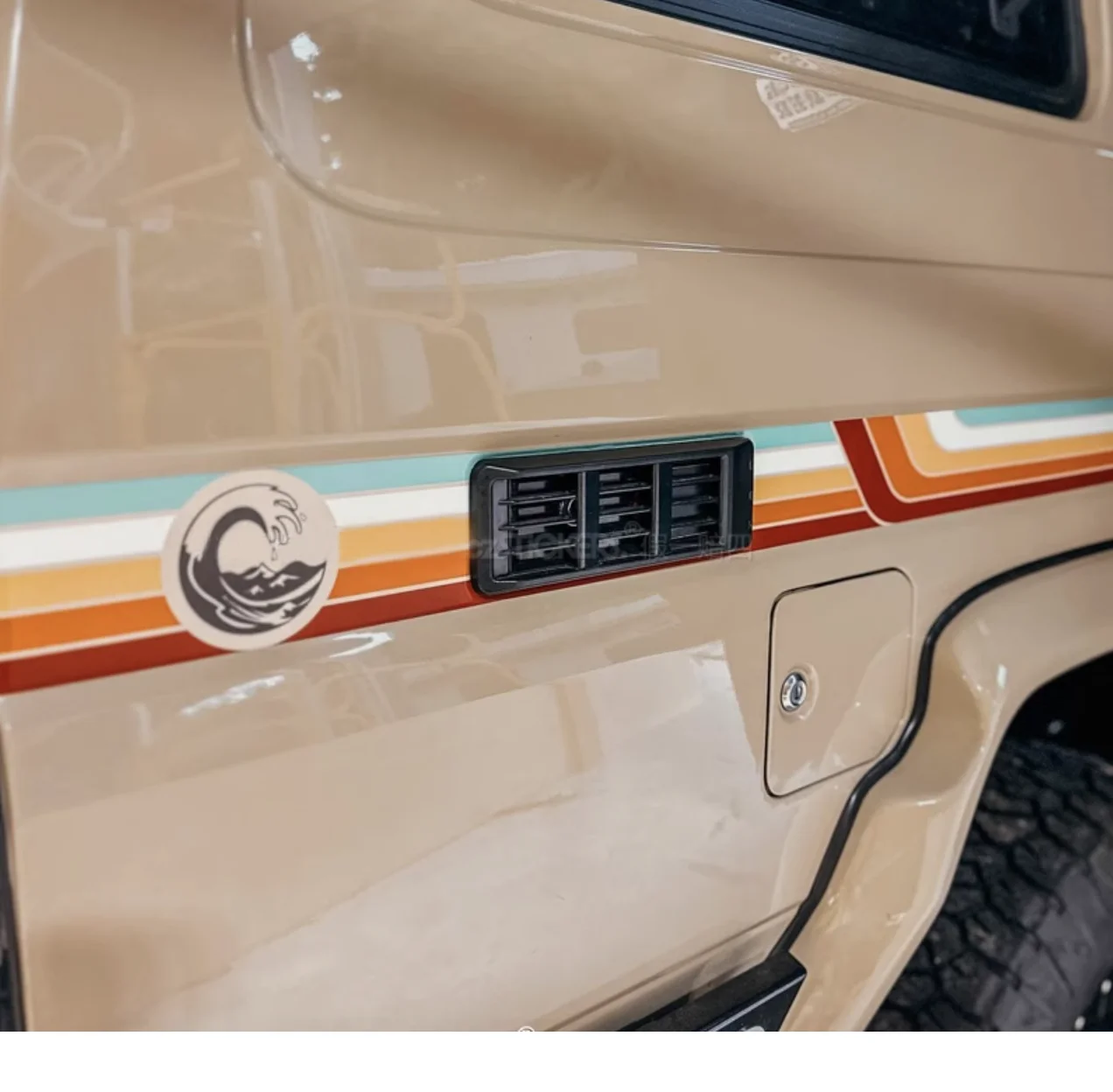 Modified Car Stickers Side Waistline Precut Stripes Decal Vinyl Blackout Wrapping Decoration Graphics for Land Cruiser 78 LC78 - view 4