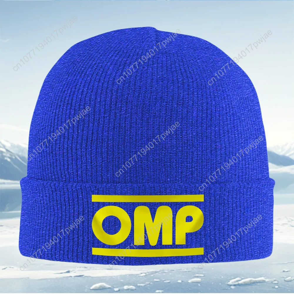 الأصفر OMP رسائل تصميم خلفية سوداء الرجال النساء للجنسين محبوك قبعة قبعة صوفية قبعة الشتاء الحرارية الدافئة عيد الميلاد Outdoo #6