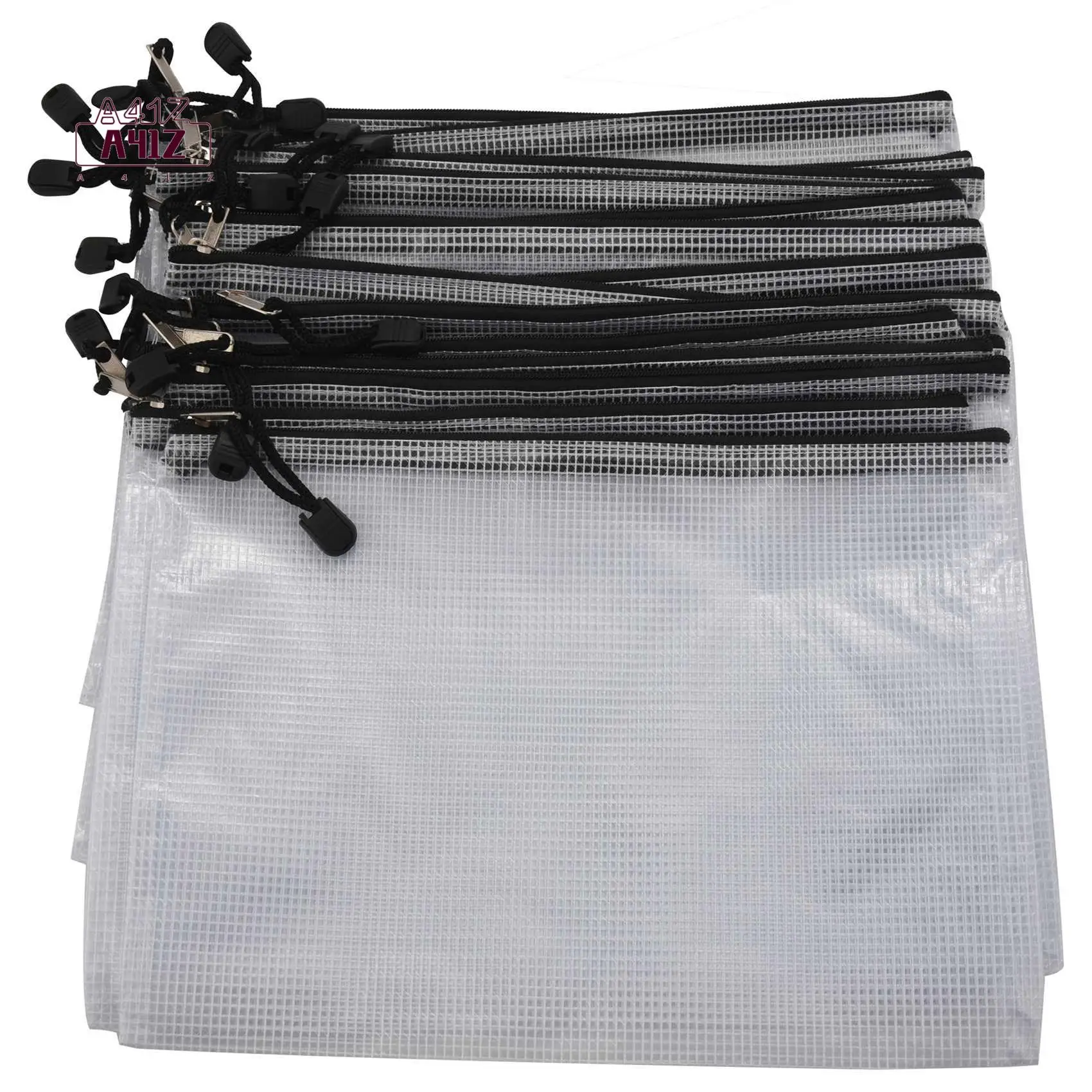 

A41Z-20Pcs B5 Zipper Document Pouch, Zippered File Bags,Board Games Storage Bags For Office School Home Travel,11.4 X8.2 Inch