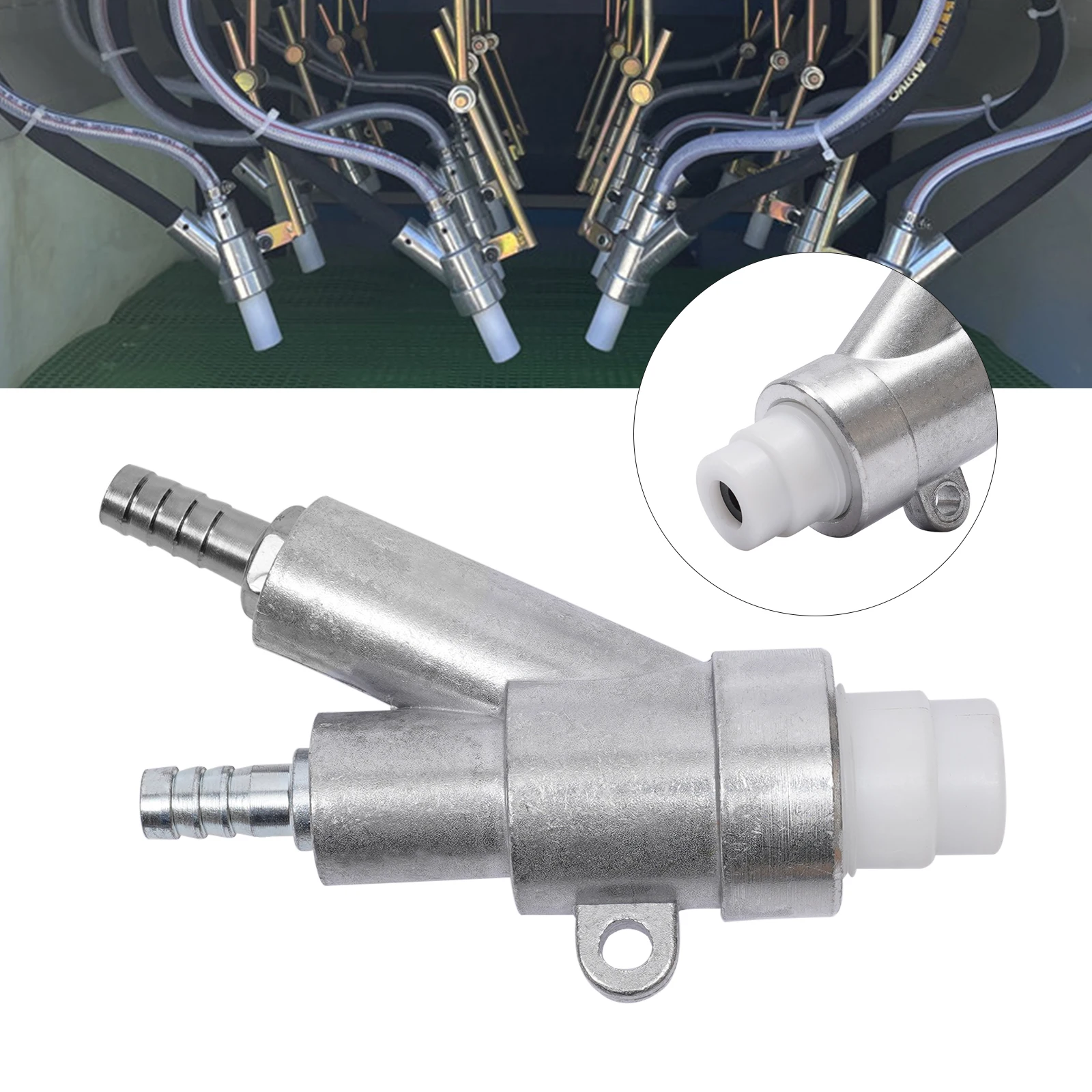 

Пистолет для пескоструйной обработки с насадкой из карбида бора, обеспечивающий длительный срок службы. Множественная поддержка. Алюминиевый сплав. Карбид бора. Серебро.