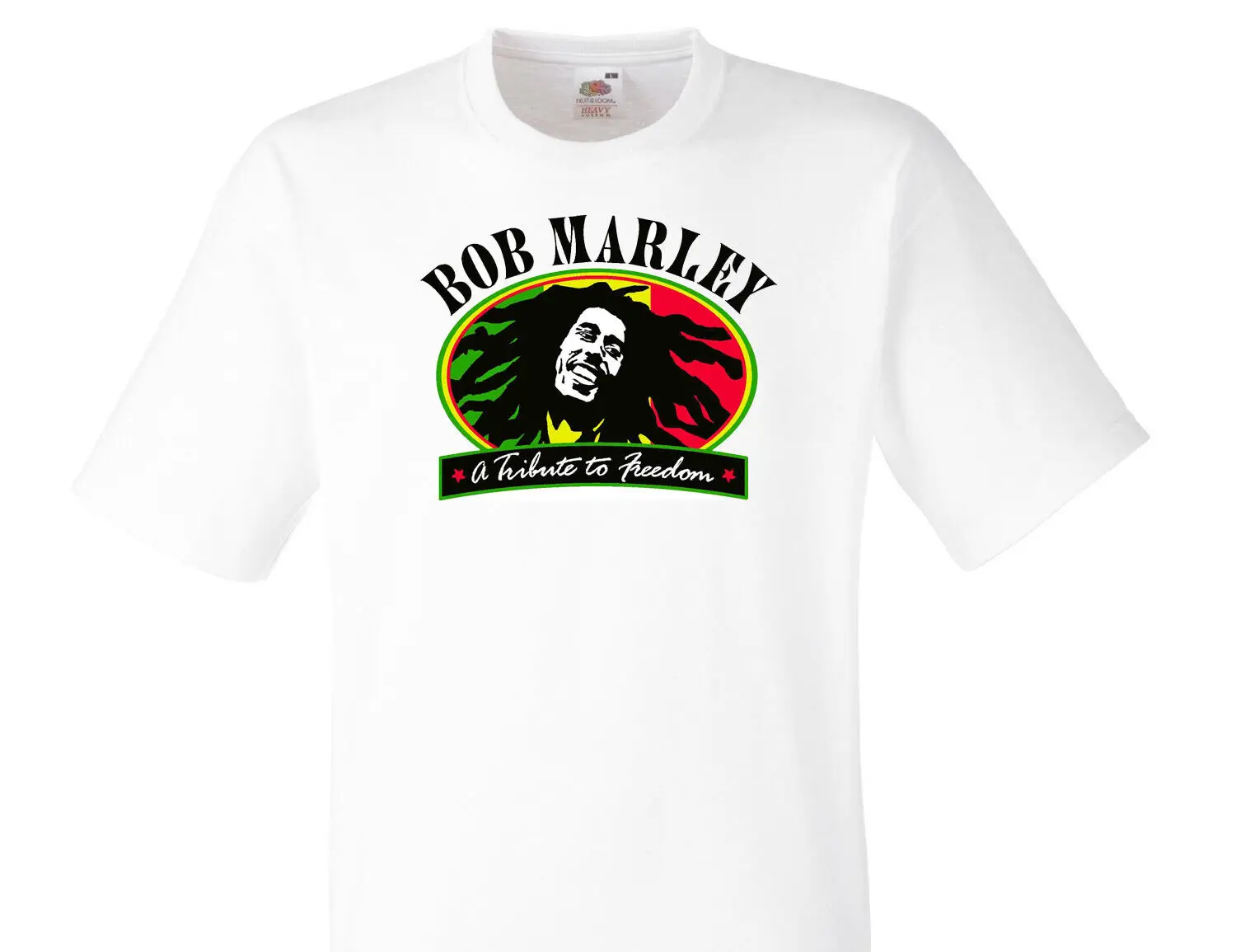 

BOB MARLEY Jamaica Reggae Rock Music White T Shirt 067 W
