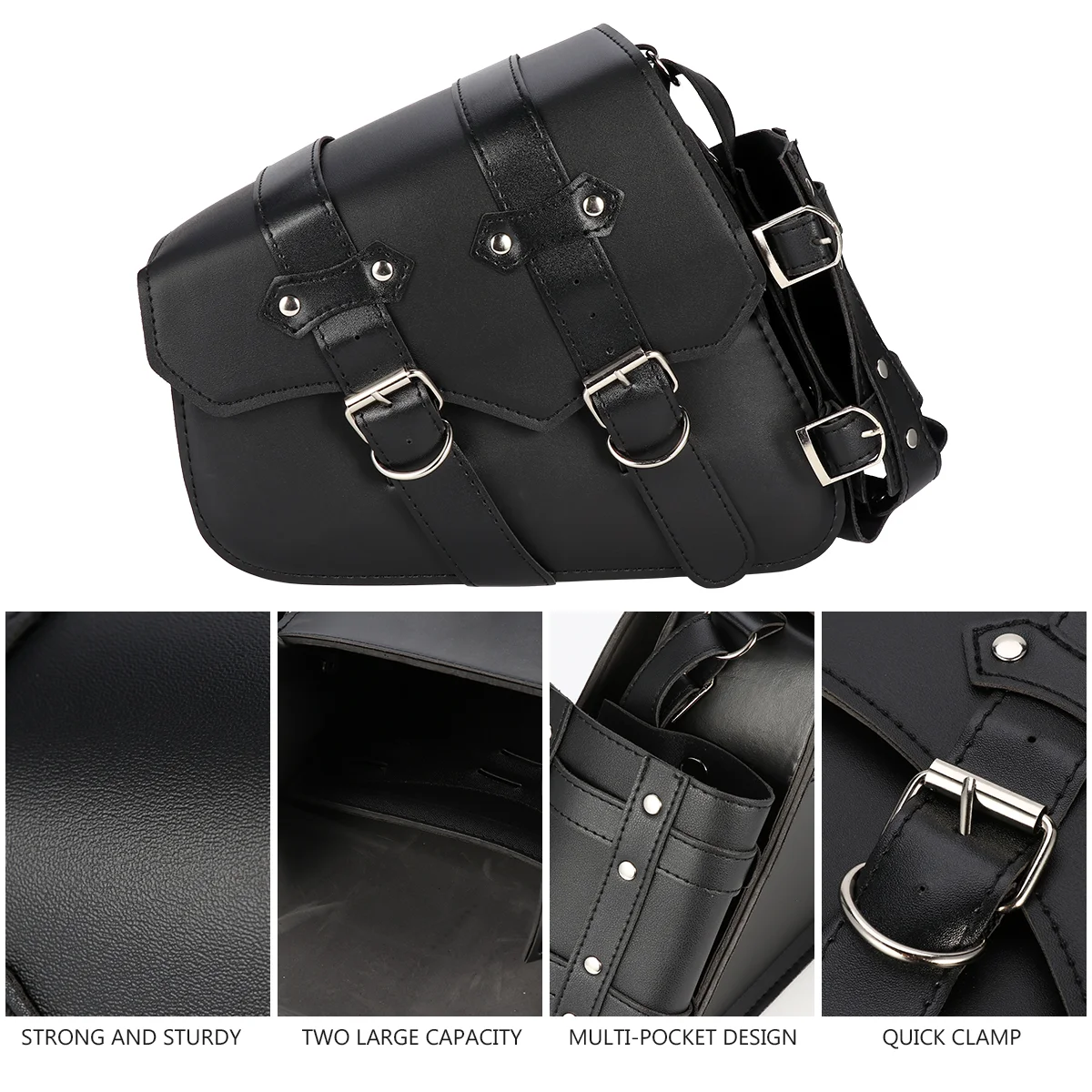 

Motorcycle Saddle Bag Bags Waterproof Tools Storage Pouch Items Multifunctional