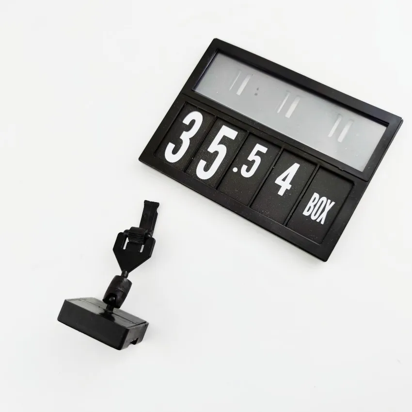 POP Promotion Price Sign Display Post Label Card Plastic Holder Frame Magnet Support Store Seafood Aera 10sets