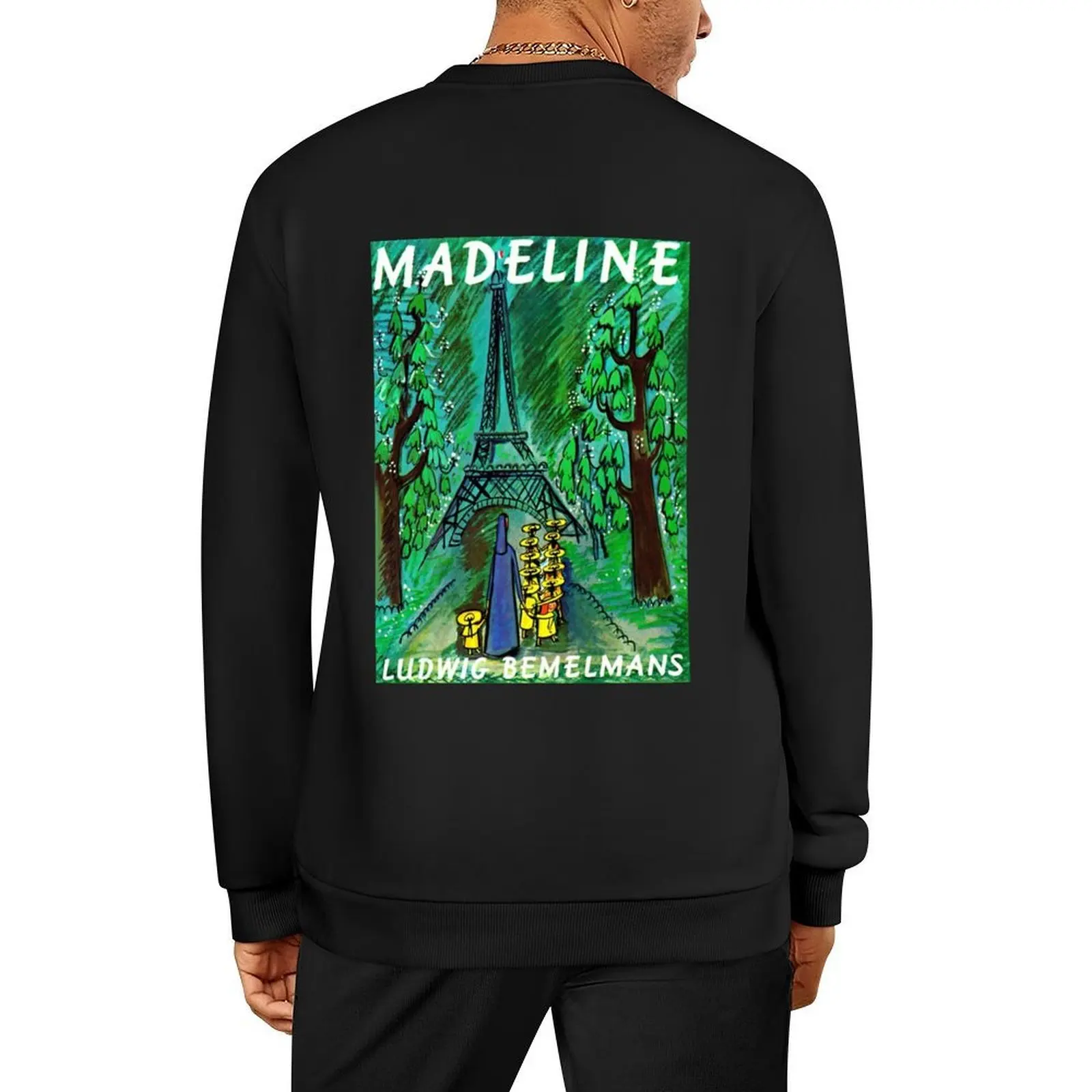 

Madeline Vintage Children's Book Cover Poster Pullover korean autumn clothes mens clothing graphic t shirts men sweatshirt male