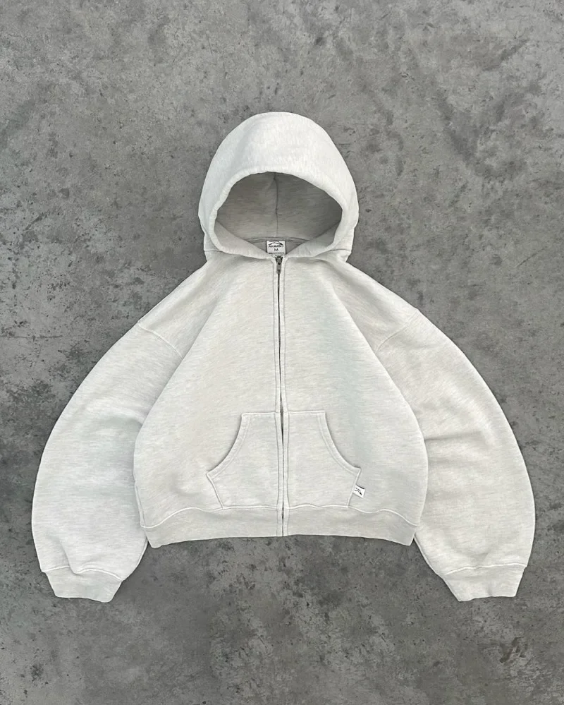 2024 New Trendy Brand Solid Color Hoodie Women Y2k American Street Goth Fashion Casual Loose Versatile Oversized Sweatshirt Men