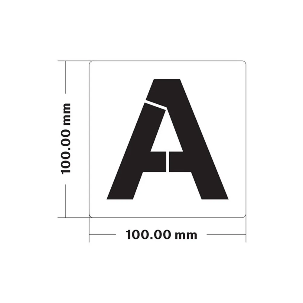 1Set Letter Number Stencils Large Alphabet Painting Mold Reusable Alphabet Drawing Templates DIY Art Painting Tool