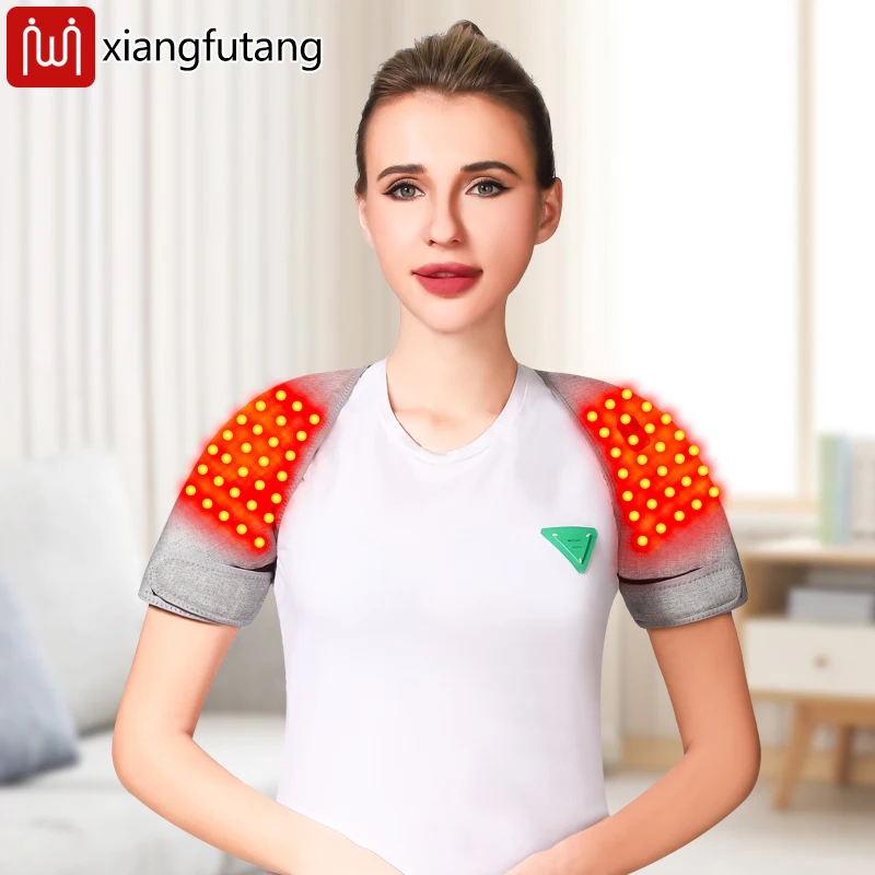 

Red Light Therapy Electric Heating Shoulder Wrap - for Pain Relief and Muscle Recovery Shoulder & Neck Warmth Massage Vest