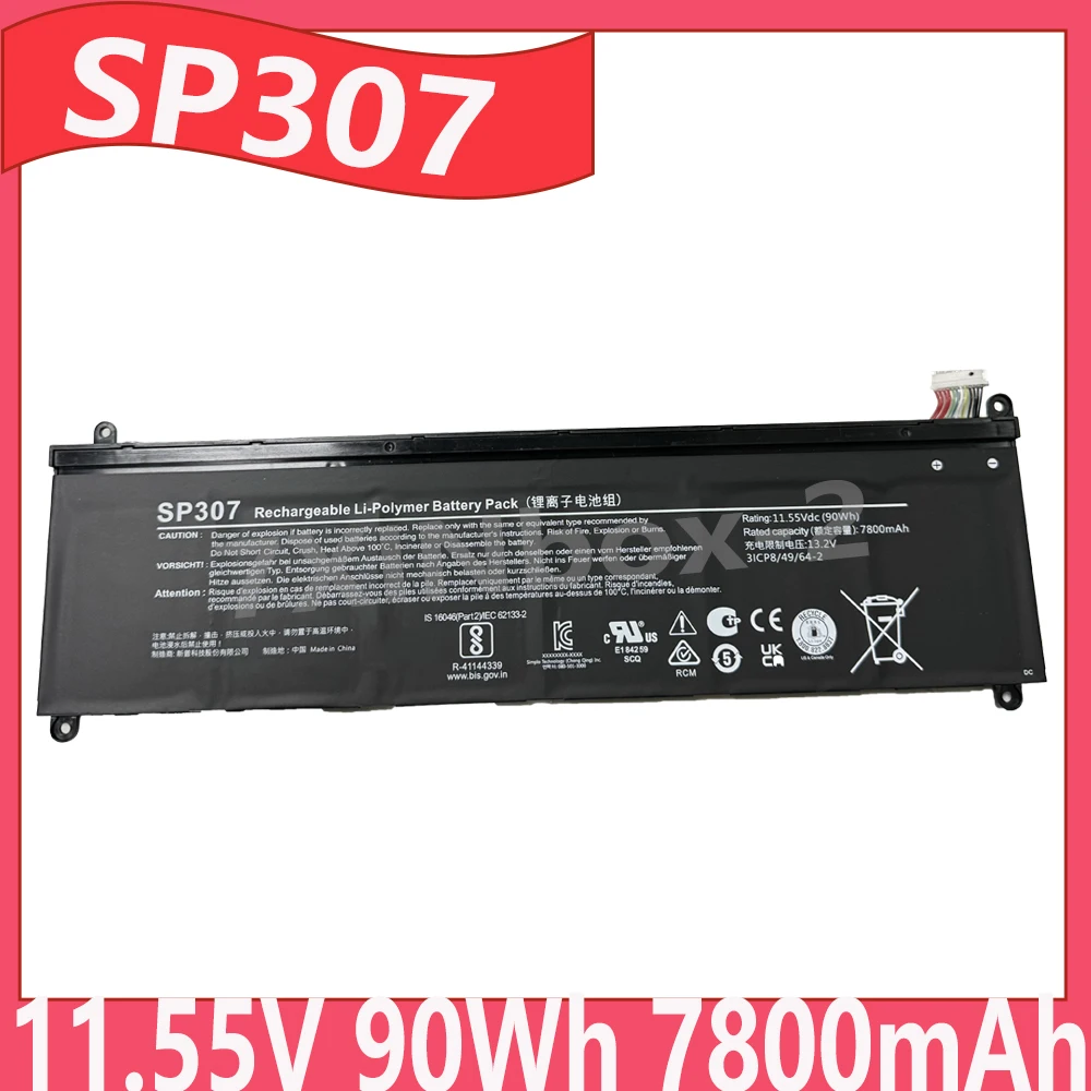SP307 11.55V 90Wh 7800mAh Battery For Siemens Simatic Programmer CNC SystemSimatic PG M7