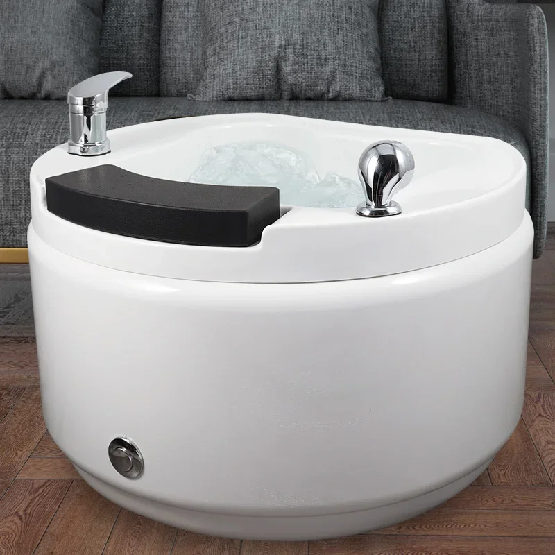 Hot Sell YOYO PLUS Pedicure Foot Wash Basin with Bubbling and Lighting Movable Pedicure Basin for Pedicure Chair