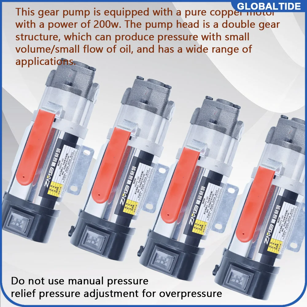 12V 24V 220V Gearbox Engine  Oil Changer Pump Gear Oil Pump