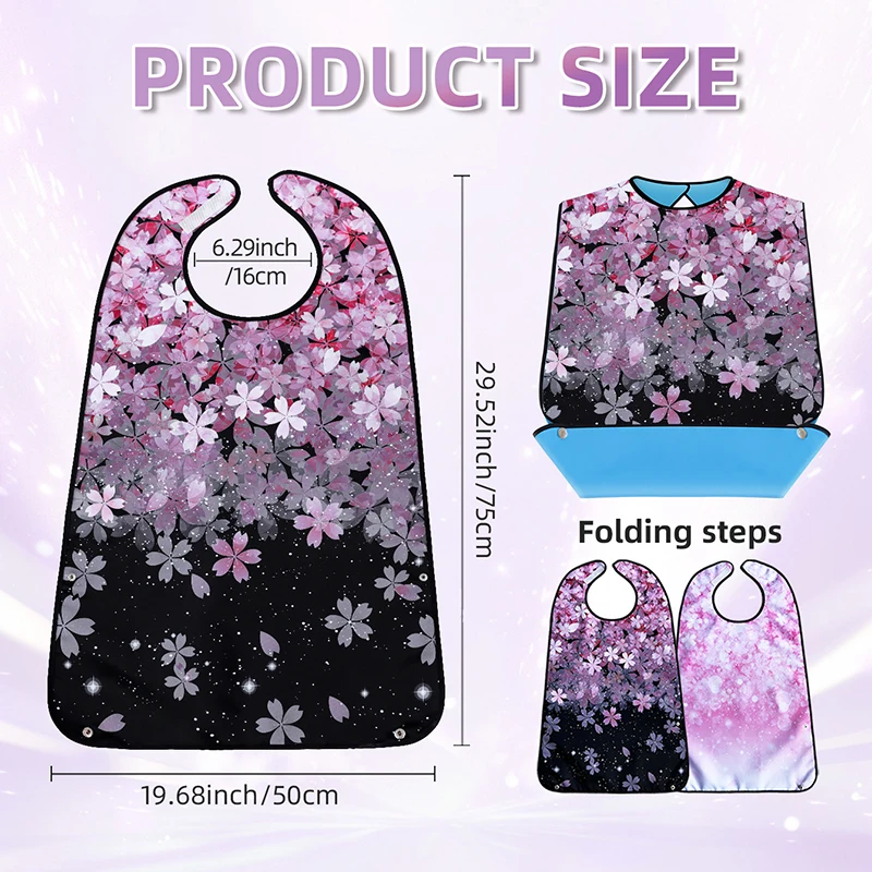 2-Pack Adult Dining Bibs with  - Printed Bibs Pack recension och pris
