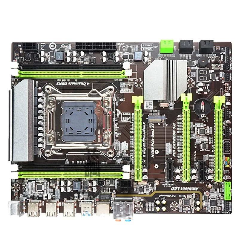 X79 LGA2011-2 Gaming Motherboard Combo Server Board with E5-2689 2660 2680V2 CPU - view 2