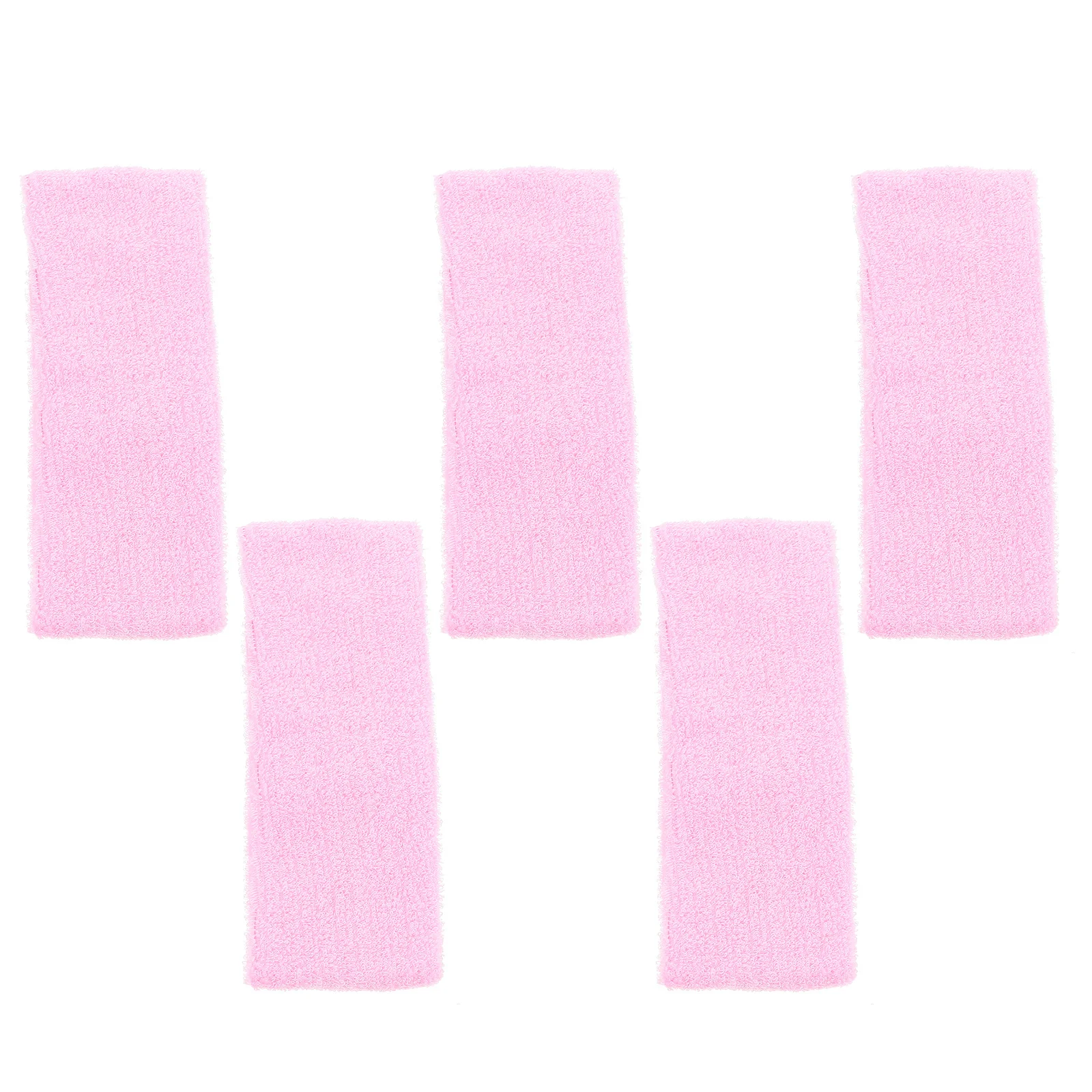 

5Pcs Comfortable Sweat Absorbing Headbands Elastic Sports Hair Bands for Yoga Running Fitness Training Head Band