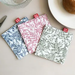Drink Coasters 10x10cm Absorbent Coasters for Kinds of Cups, Minimalist Cotton Woven Coaster for Home Decor Tabletop Protection