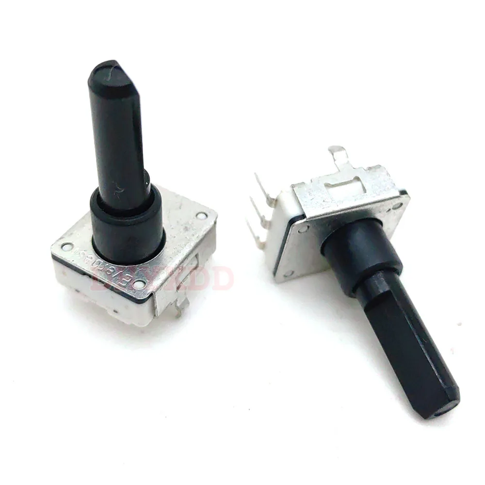 1PCS EC16 Encoder For Rotary Washing Machine Knob 12 Oositioning 12 Pulse Point Shaft Length 25mm Half Shaft