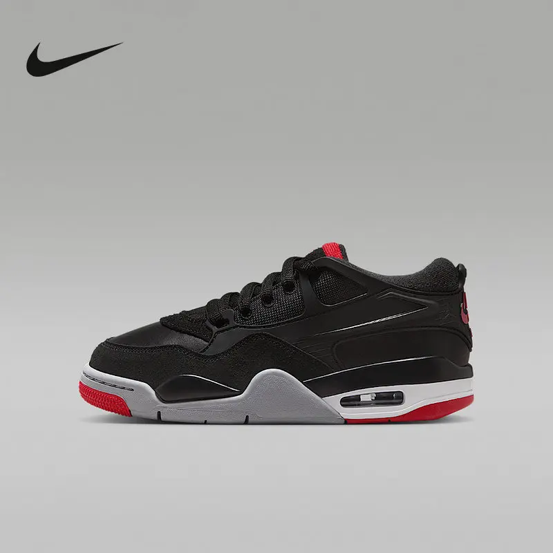 Jordan Nike AIR JORDAN 4 Teenagers 25 Otoño Nuevas zapatillas de baloncesto con amortiguación FQ7938-061