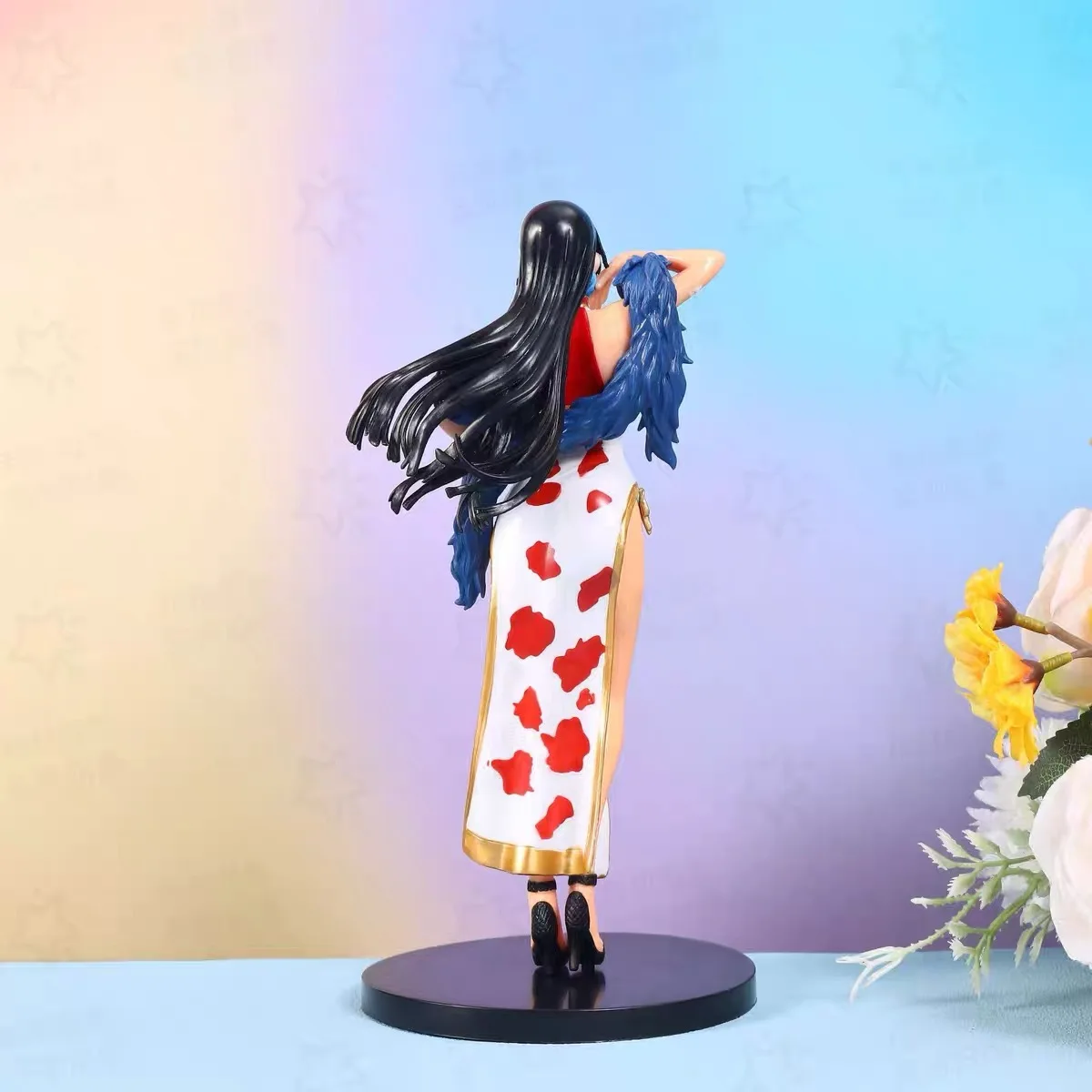 Hot One Piece Japan Anime Statue Boa Hancock cheongsam Sexy Girl PVC Action Figure Model Toy Adult Collectible Doll Gifts
