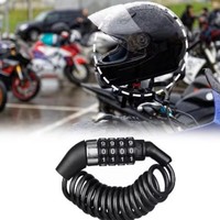 Metal Anti-Theft MTB Road Bike Heavy Duty Safety Lock for Motorcycle Scooter Padlock Bicycle Chain Lock with Key