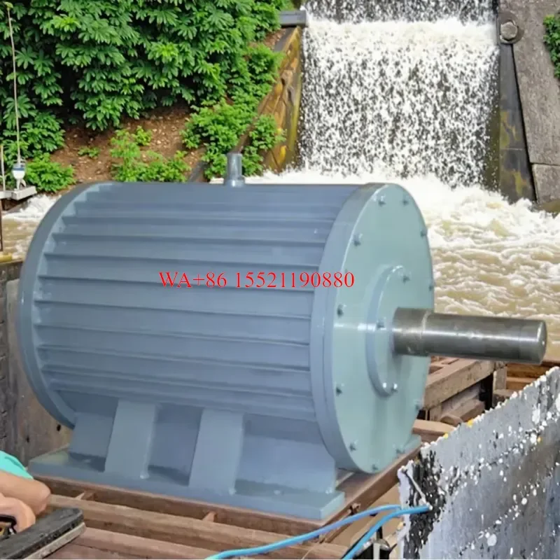 WMWMNU High Efficiency Mini Hydro Turbine with Permanent Magnet Generator Low RPM Eco Friendly Renewable Energy Product