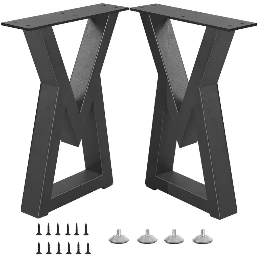 

Metal Table Legs Bench Legs for DIY Furniture, Coffee Side amp End Table, Nightstand, Modern Desks, Heavy Duty Black Chair Feets