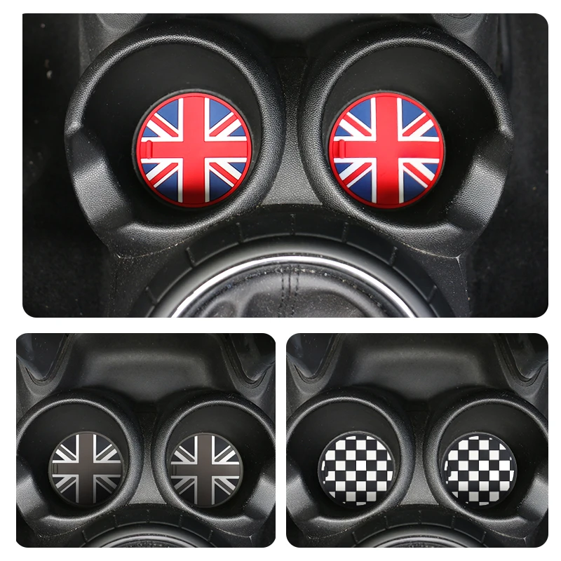 70mm 1Pcs Anti-Slip Cup Mat For Mini Countryman R60 WRC John Cooper Works LCI Cup Holder Mat Shockproof Silica Gel Pad