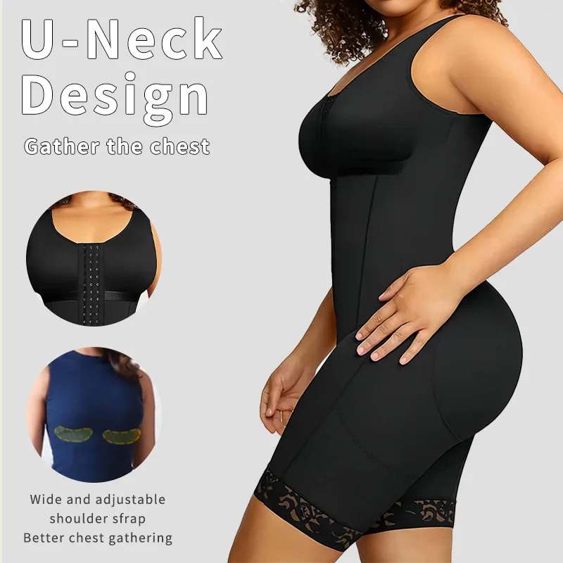 Colombianas Moldeadora Body Shaper with Tummy Control Compression Garment Butt Lifter Shapewear for Women