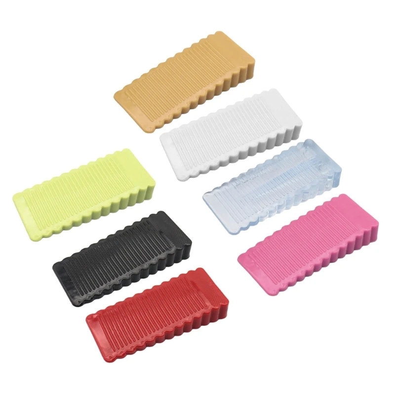 Silicone Door Stoppers Home Office Door Rear Retainer Anticollision Doorstops Nonslip Door Stop for Bottom of Drosphip