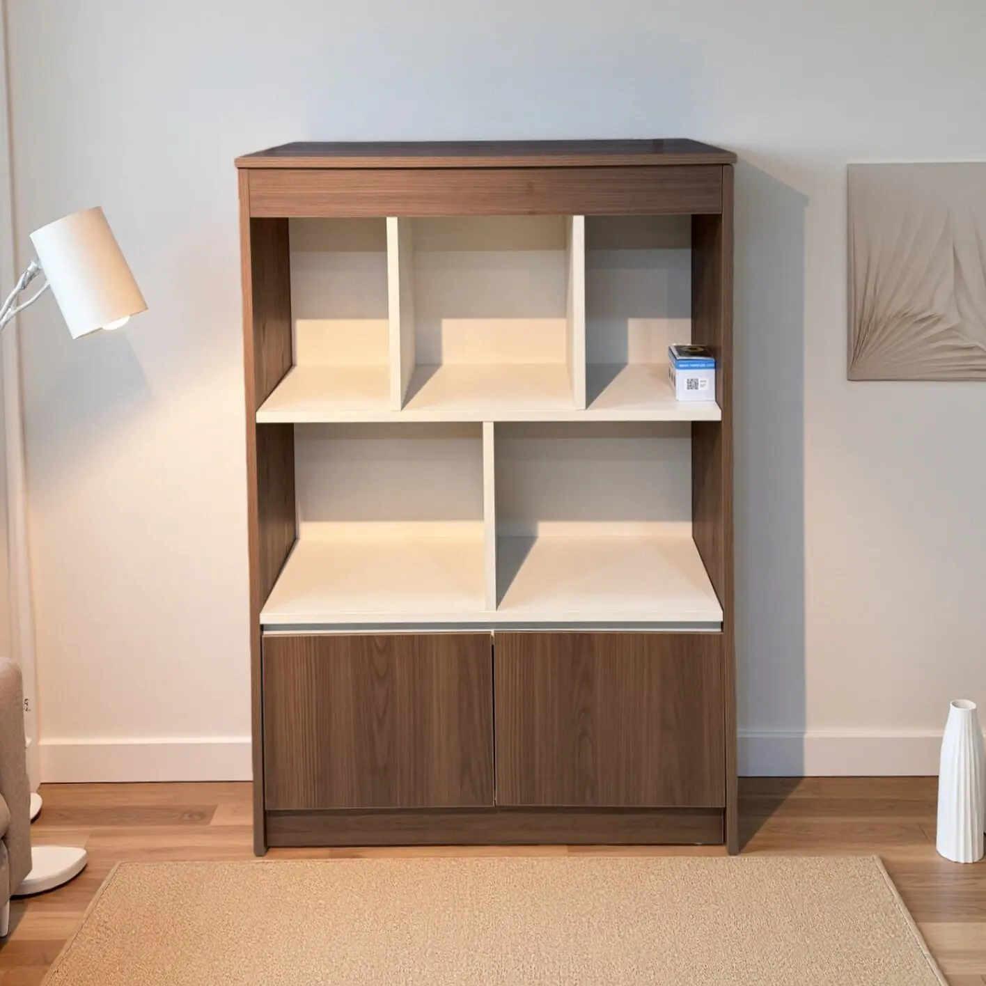 Smart hidden compartment locker, home bookshelf NFC unlock hidden compartment storage space anti-theft design
