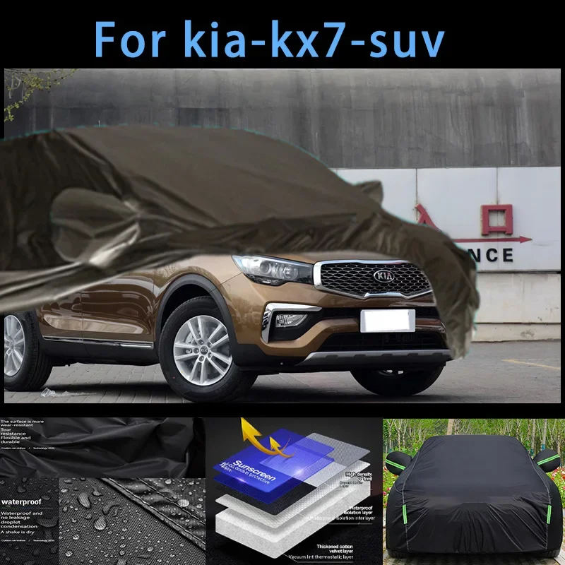 

For kia-kx7-suv Outdoor Protection Full Car Covers Snow Cover Sunshade Waterproof Dustproof Exterior Car accessories